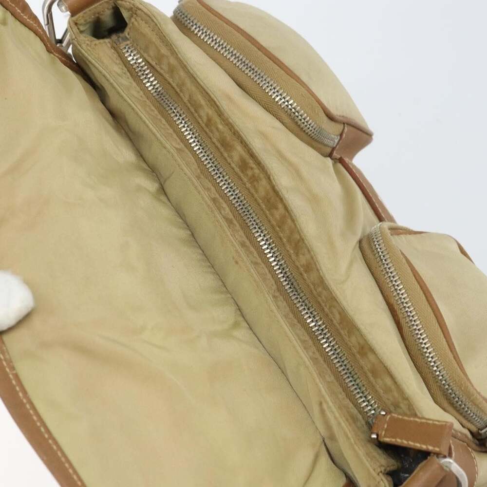 Prada Nylon Shoulder Bag Beige - Picture 7 of 14